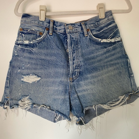 Agolde Dee Jean Shorts - Picture 1 of 4